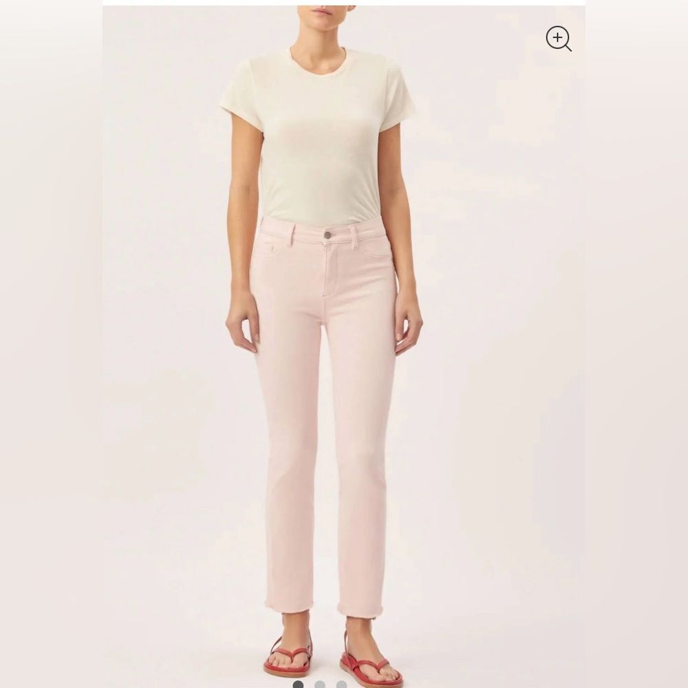 DL1961 Light Pink Straight Leg Women's Pants